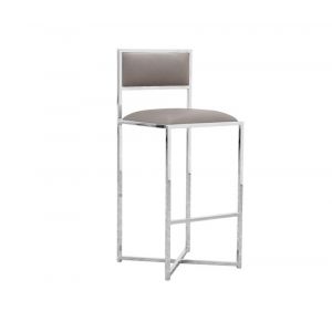 Modus Furniture - Amalfi X-Base Bar Stool in Taupe - (Set of 2) - 1AE268X