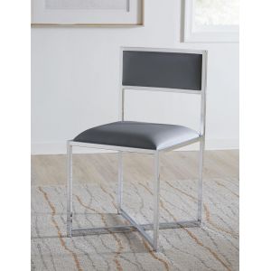 Modus Furniture - Amalfi X-Base Chair in Cobalt - (Set of 2) - 1AE866X