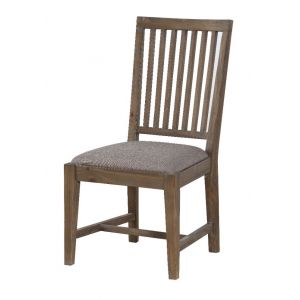 Modus Furniture - Autumn Solid Wood Upholstered Dining Chair in Flint Oak - (Set of 2) - 8FJ866