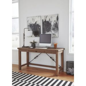 Modus Furniture - Autumn Writing Desk in Flint Oak - 8FJ811