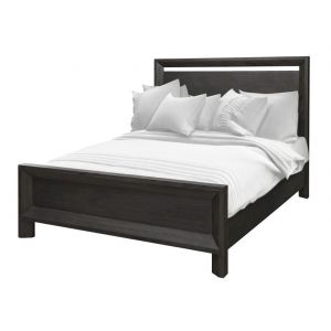 Modus Furniture - Chloe California King-Size Solid Wood Bed in Basalt Grey - 3JU5H6