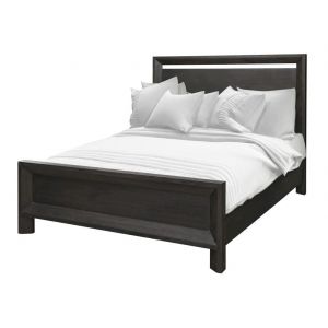Modus Furniture - Chloe King-Size Solid Wood Bed in Basalt Grey - 3JU5H7