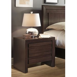 Modus Furniture - Element Charging Station Nightstand in Chocolate Brown - 4G2281P