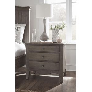 Modus Furniture - Ella Three-Drawer Nightstand with USB in Camel - 2G3881