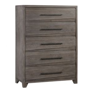 Modus Furniture - Hearst Solid Wood Five-Drawer Chest in Sahara Tan - 6VF384