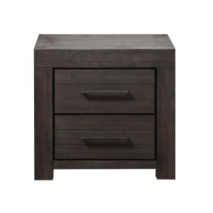 Modus Furniture - Heath Two Drawer Nightstand in Basalt Grey - 3H5781