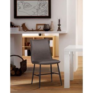 Modus Furniture - Kara Scoop-style Modern Dining Chair in Latte - (Set of 2) - 9LK266K