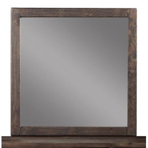 Modus Furniture - McKinney Solid Wood Beveled Glass Mirror in Espresso Pine - AKK183