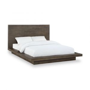 Modus Furniture - Melbourne California King-Size Panel Bed in Dark Pine - 8D64H6