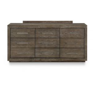 Modus Furniture - Melbourne Nine Drawer Dresser in Dark Pine - 8D6482