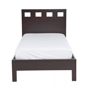 Modus Furniture - Nevis King Size Riva Platform Bed in Espresso - RV23F7