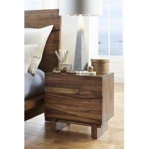 Modus Furniture - Ocean Two Drawer Solid Wood Nightstand in Natural Sengon - 8C7981