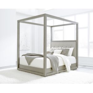 Modus Furniture - Oxford King Canopy Bed in Mineral - AZBXH7