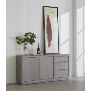 Modus Furniture - Oxford Three-Drawer Sideboard in Mineral - AZBX73