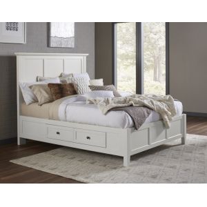 Modus Furniture - Paragon California King-size Four Drawer Storage Bed in White - 4NA4D6