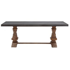 Modus Furniture - Thurston Concrete and Solid Wood Rectangular Dining Table - 9KS861T