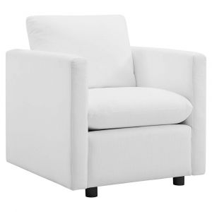 Modway - Activate Upholstered Fabric Armchair - EEI-3045-WHI