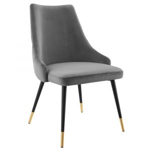 Modway - Adorn Tufted Performance Velvet Dining Side Chair - EEI-3907-GRY