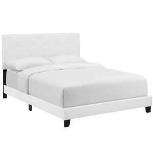 Modway - Amira King Upholstered Fabric Bed - MOD-6002-WHI