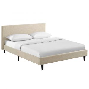 Modway - Anya Queen Fabric Bed - MOD-5420-BEI