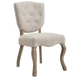Modway - Array Vintage French Upholstered Dining Side Chair - EEI-2878-BEI