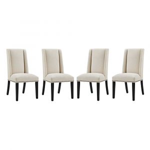 Modway - Baron Dining Chair Fabric (Set of 4) - EEI-3503-BEI