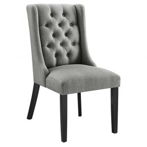 Modway - Baronet Button Tufted Fabric Dining Chair - EEI-2235-LGR