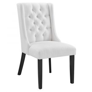 Modway - Baronet Button Tufted Fabric Dining Chair - EEI-2235-WHI