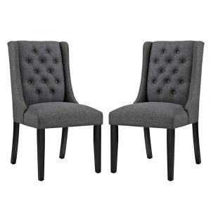 Modway - Baronet Dining Chair Fabric (Set of 2) - EEI-3557-GRY