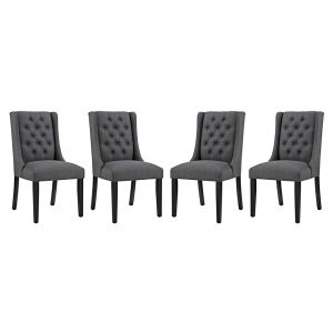 Modway - Baronet Dining Chair Fabric (Set of 4) - EEI-3558-GRY