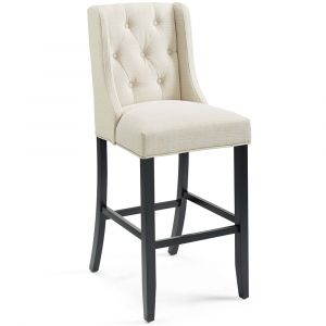 Modway - Baronet Tufted Button Upholstered Fabric Bar Stool - EEI-3741-BEI