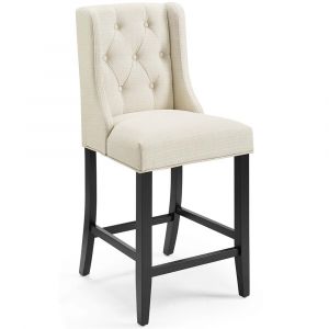 Modway - Baronet Tufted Button Upholstered Fabric Counter Stool - EEI-3739-BEI