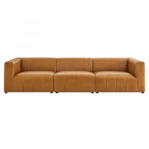 Modway - Bartlett Vegan Leather 3-Piece Sofa - EEI-4515-TAN