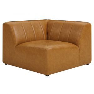 Modway - Bartlett Vegan Leather Corner Chair - EEI-4403-TAN