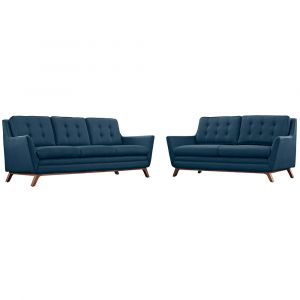 Modway - Beguile Living Room Set Upholstered Fabric (Set of 2) - EEI-2434-AZU-SET