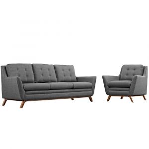 Modway - Beguile Living Room Set Upholstered Fabric (Set of 2) - EEI-2433-DOR-SET