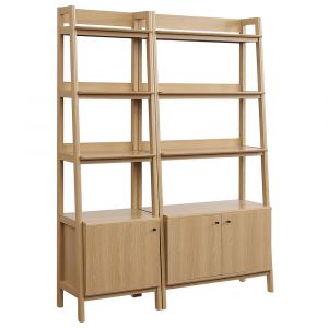 Modway - Bixby Wood Bookshelves - (Set of 2) - EEI-6113-OAK