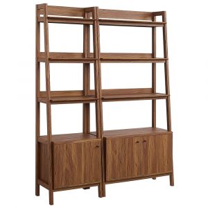 Modway - Bixby Wood Bookshelves - (Set of 2) - EEI-6113-WAL