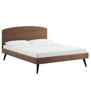 Modway - Bronwen Full Wood Platform Bed - MOD-6253-WAL