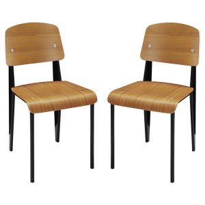 Modway - Cabin Dining Side Chair (Set of 2) - EEI-1262-WAL