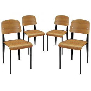 Modway - Cabin Dining Side Chair (Set of 4) - EEI-1263-WAL
