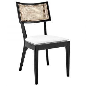 Modway - Caledonia Wood Dining Chair - EEI-4648-BLK-WHI