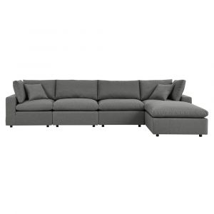 Modway - Commix 5-Piece Outdoor Patio Sectional Sofa - EEI-5583-CHA