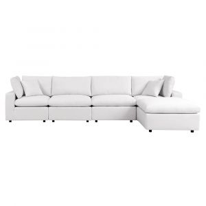 Modway - Commix 5-Piece Outdoor Patio Sectional Sofa - EEI-5583-WHI