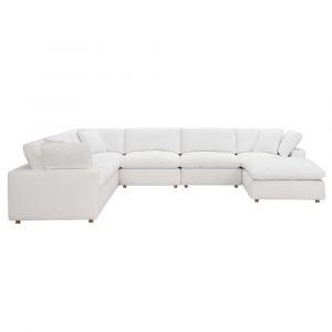 Modway - Commix Down Filled Overstuffed 7-Piece Sectional Sofa - EEI-3364-PUW