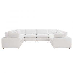 Modway - Commix Down Filled Overstuffed 8-Piece Sectional Sofa - EEI-3363-PUW