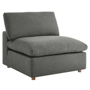 Modway - Commix Down Filled Overstuffed Armless Chair - EEI-3270-GRY