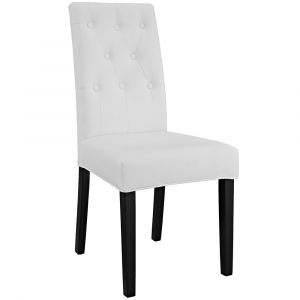 Modway - Confer Dining Vinyl Side Chair - EEI-1382-WHI