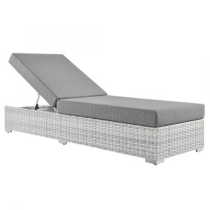 Modway - Convene Outdoor Patio Chaise - EEI-4307-LGR-GRY