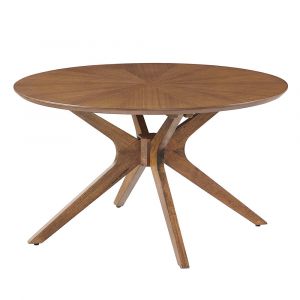 Modway - Crossroads Round Wood Coffee Table - EEI-6557-WAL
